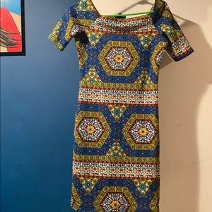 Women’s tribal print dress